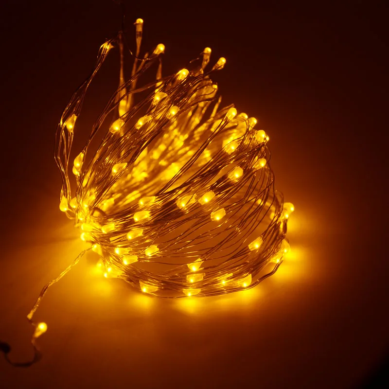 Высокое качество 50 м 500LED медный провод светодиодная гирлянда Новогоднее