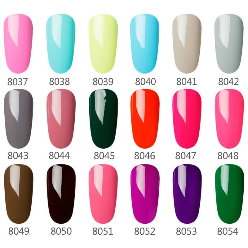 NAILWIND 60 шт./лот 8 мл Гель-лак для ногтей Набор маникюра гель-лаки полуперманентные
