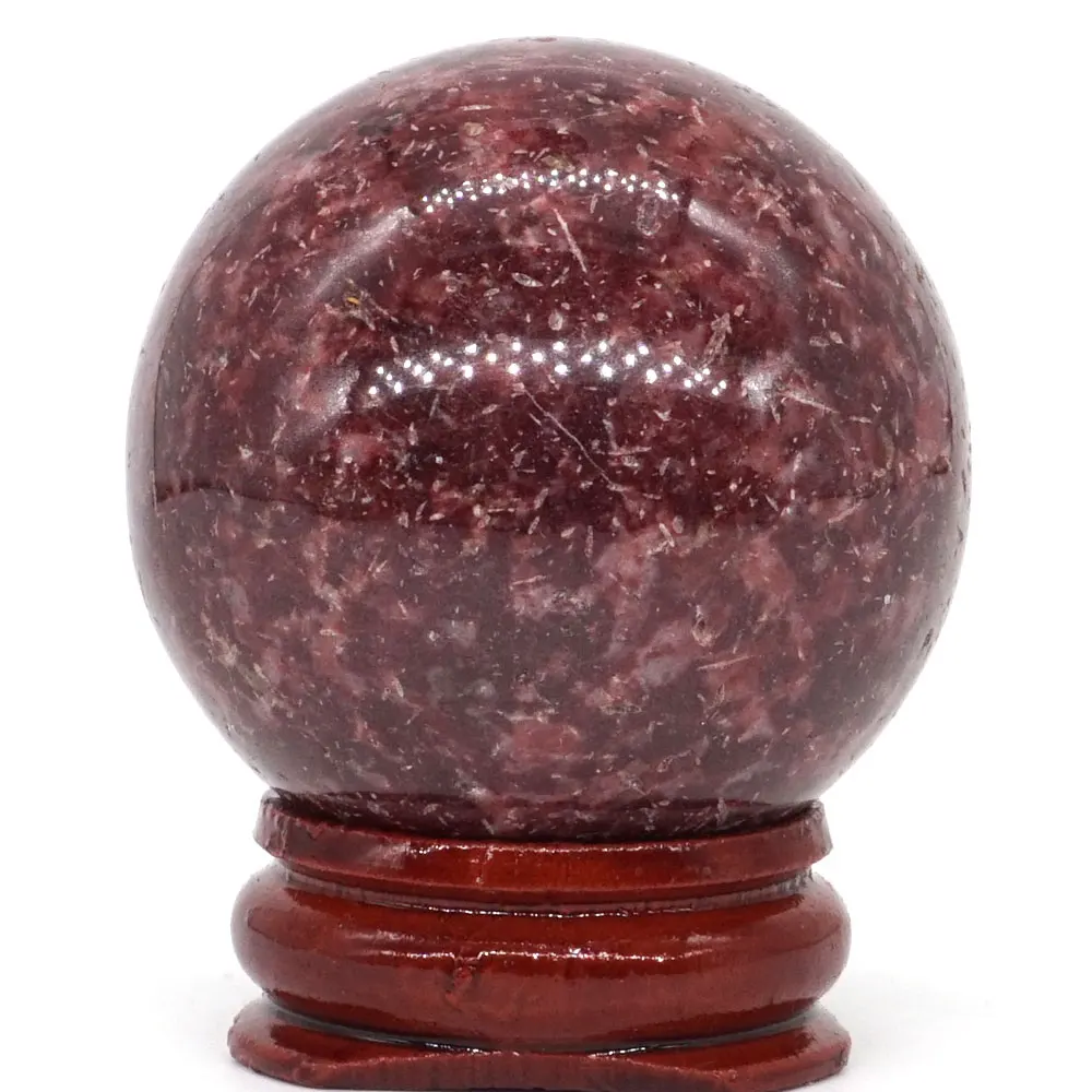 Шар из натуральной яшмы с красными пятнами шар натурального минерального кварца