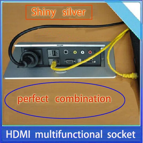 Настольная розетка/Скрытая/VGA аудио HDMI USB сеть информационный выход RJ45 для