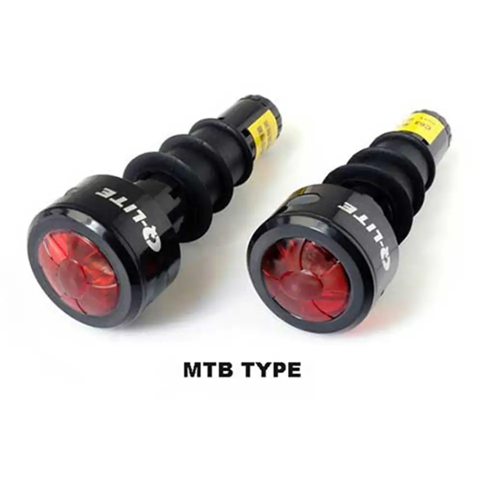 MTB type Тайваньский Q-LITE, концевой светильник для горного велосипеда, эргономичный, 2 режима, устойчивый светильник для шоссейного велосипеда, концевой светильник, супер светильник для руля велосипеда, задний светильник - Цвет: MTB type