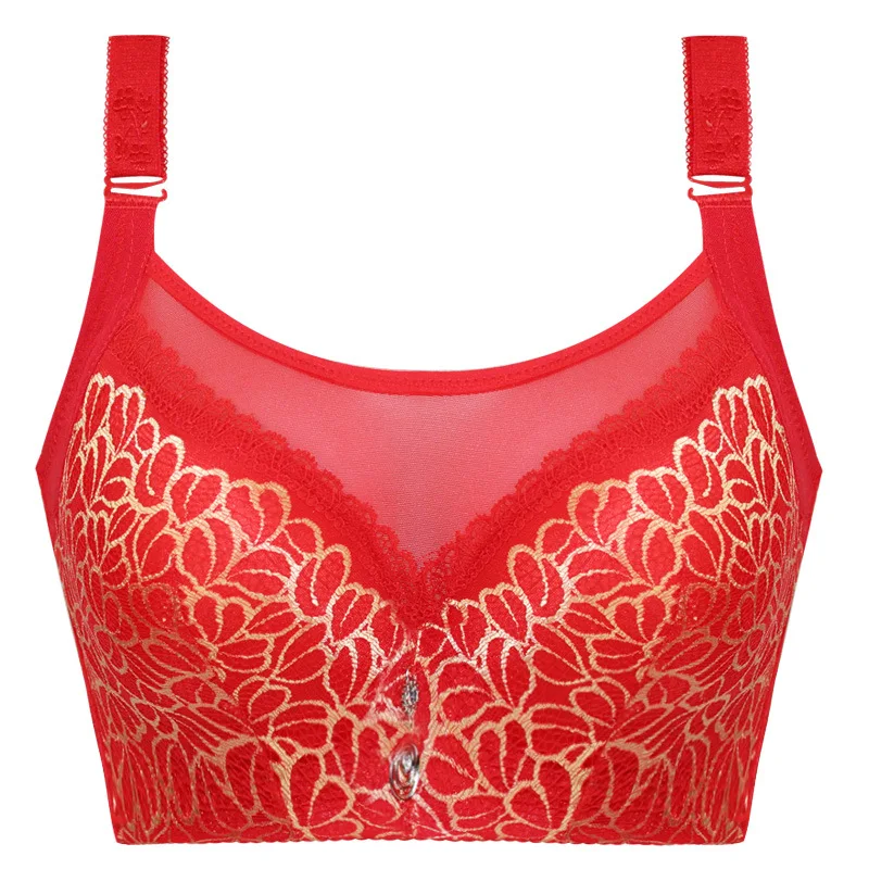 Женский брендовый бюстгальтер с цветочным кружевом Привлекательный чашкой D и