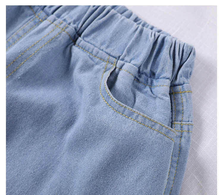 Jielur, шикарные S-5XL, Kawaii, кружевные джинсы, Mujer,, корейские короткие синие джинсы с высокой талией, эластичные модные джинсы размера плюс, Прямая поставка