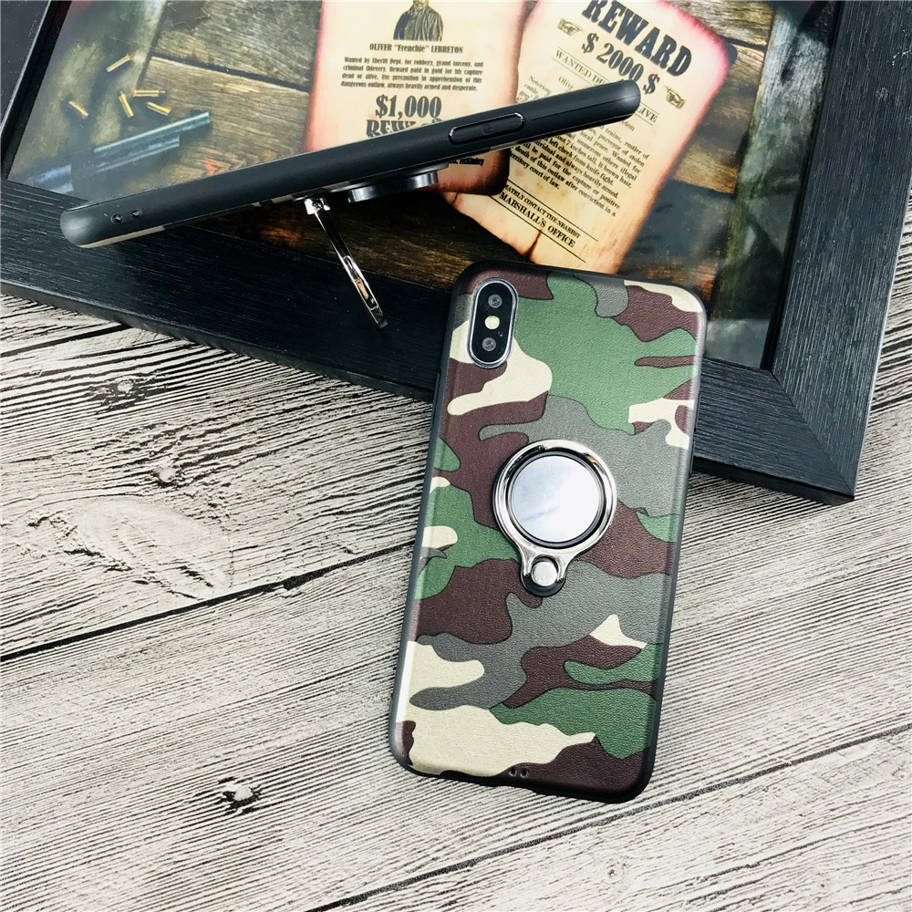 Retro Camouflage American flag Luminous Case For iphone 7 7plus X 8 6 6S Plus Super Man Matte Hard PC Phone Army style Fundas |