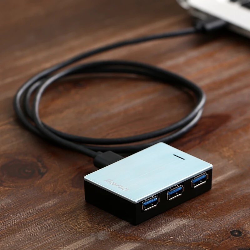 Llano Многофункциональный USB3.0 концентратор высокой Скорость 5 Гбит/с 4 Порты и