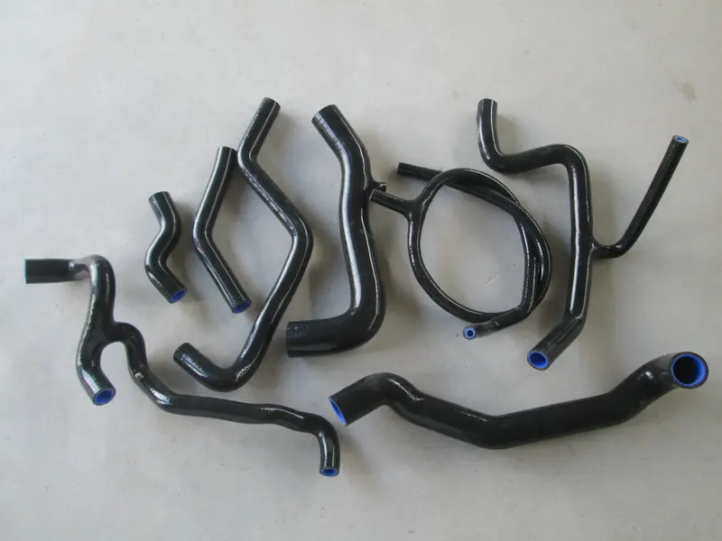 SILICONE RADIATOR COOLANT HOSE FOR VW GOLF/JETTA MK3 A3 VR6 2.8/2.9 AAA/ABV ENGINE BLACK | Автомобили и мотоциклы