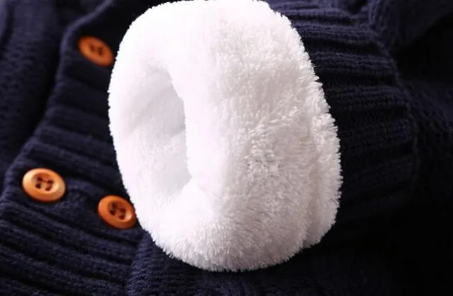 Толстые теплые детские комбинезоны зимняя одежда для новорожденных мальчиков и