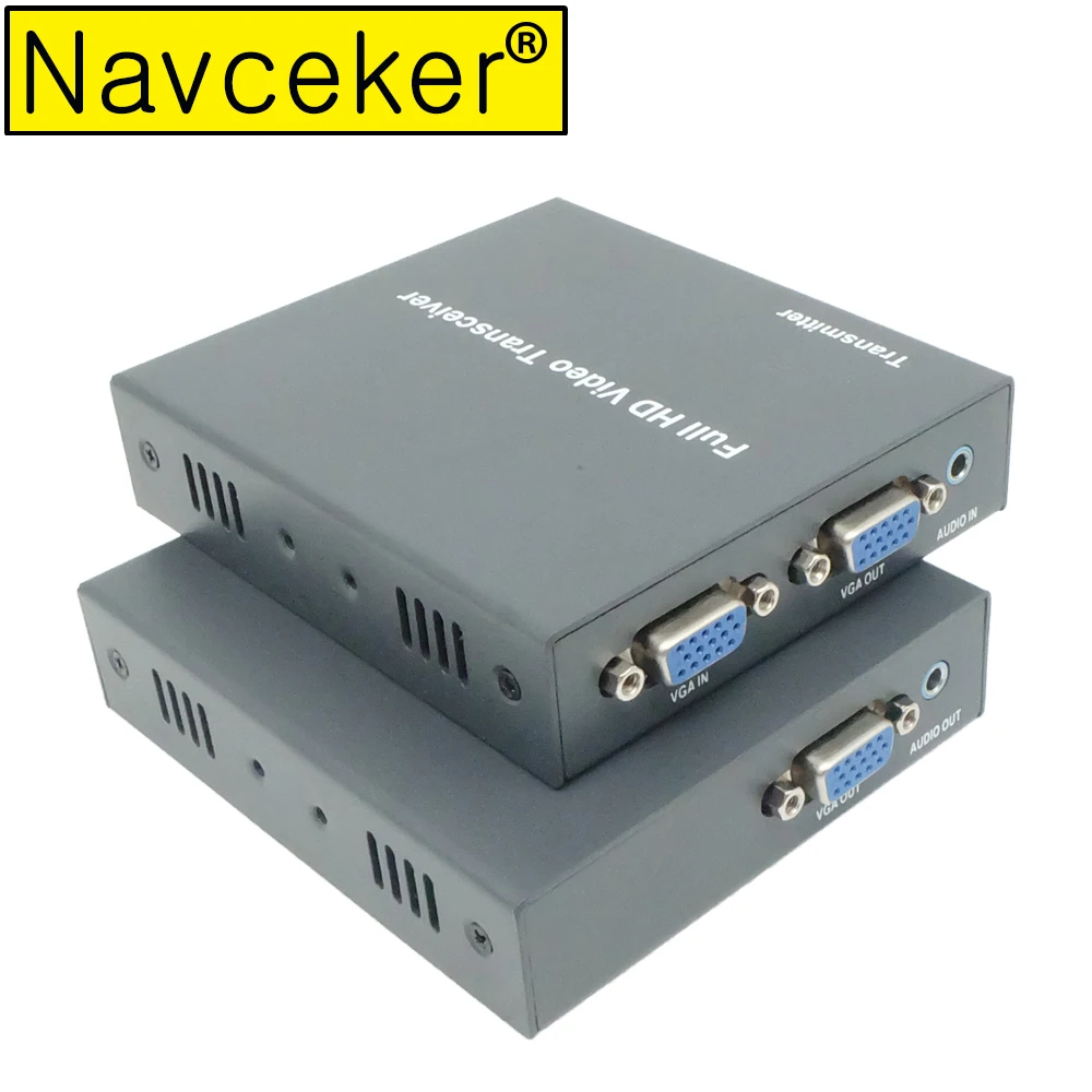 2020 VGA удлинитель RJ45 по TCP IP с 3 5 мм внешним стерео аудио и выход 1080P Ethernet Cat5 Cat5e
