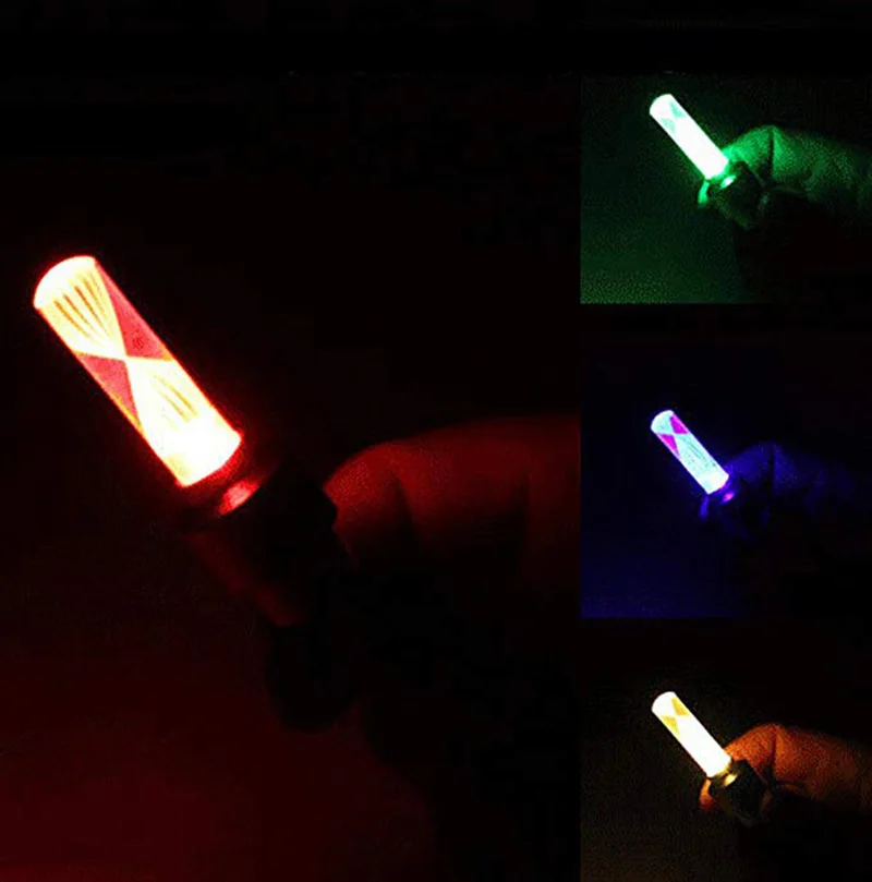 2 шт./лот светодиодная подсветка для колес колеса Колпачок на клапан шин движения