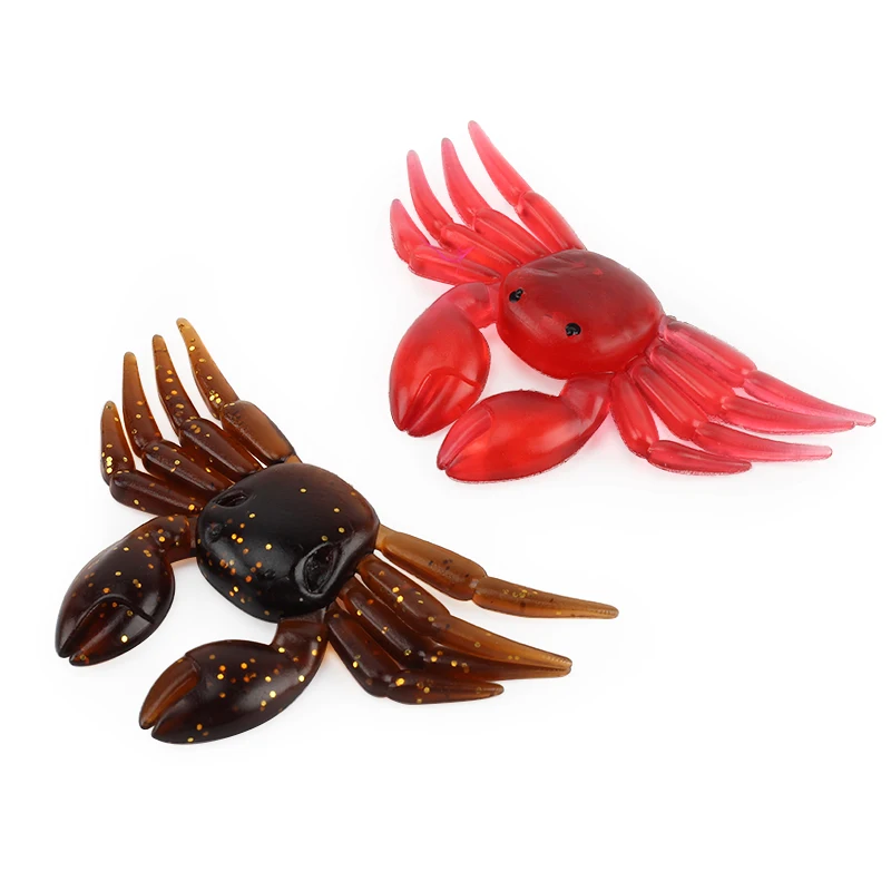 6 шт./лот красные мягкие рыболовные приманки искусственная приманка в виде