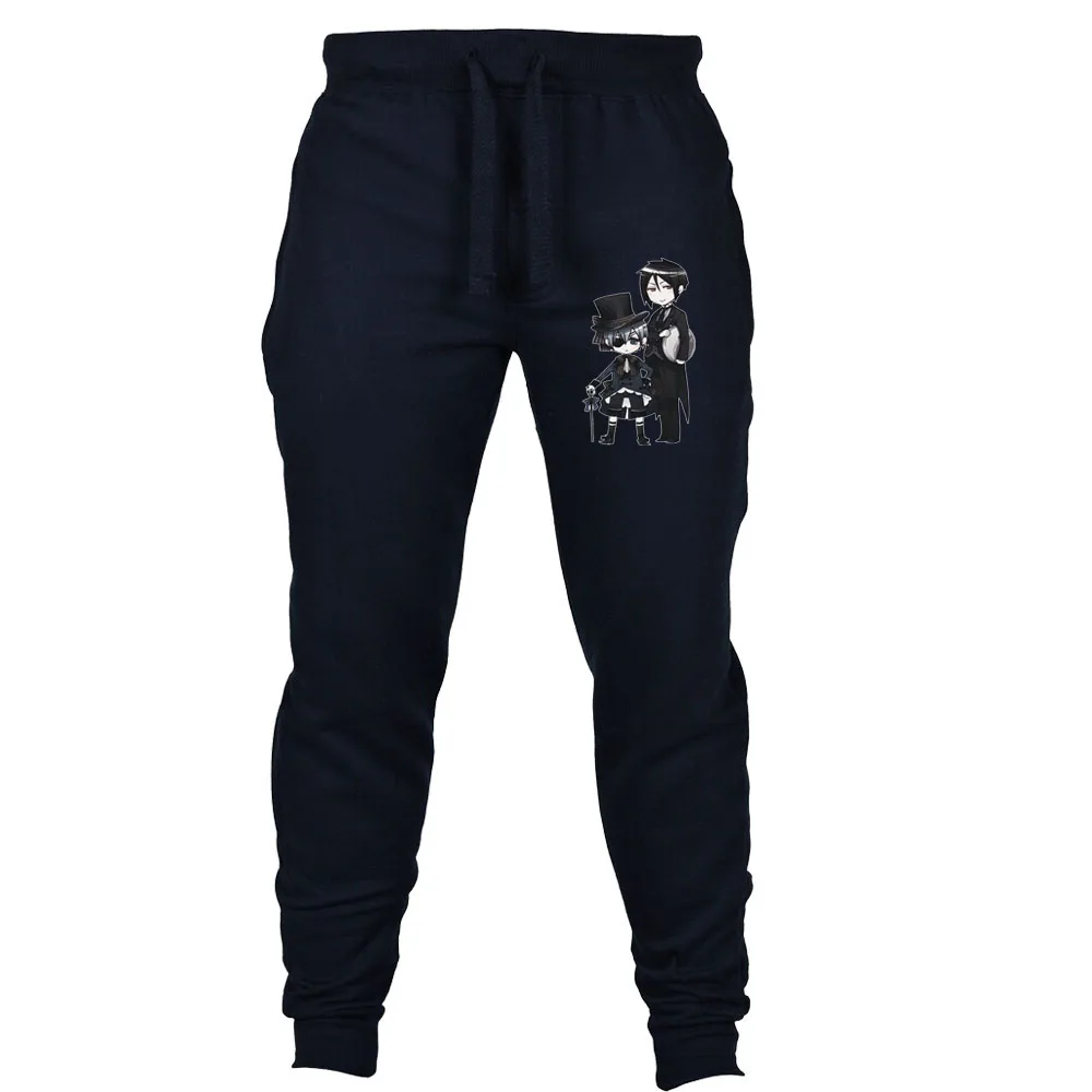 anime Black Butler Sebastian Pants Men Joggers Harem Autumn Winter Fitness Sweatpants Male Hip Hop Sportswear | Мужская одежда