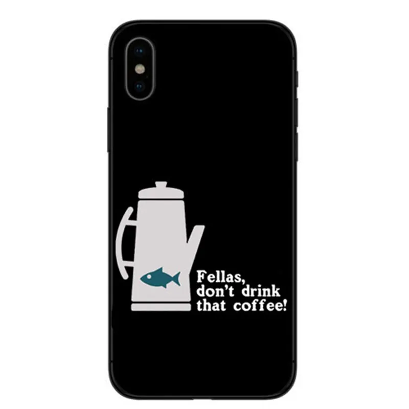 Силиконовый чехол для телефона для Iphone 6X8 7 5 Plus 10 XR XS Max Funda Coque Твин Пикс пожарная ходьба со мной Дейл Купер - Цвет: TPU