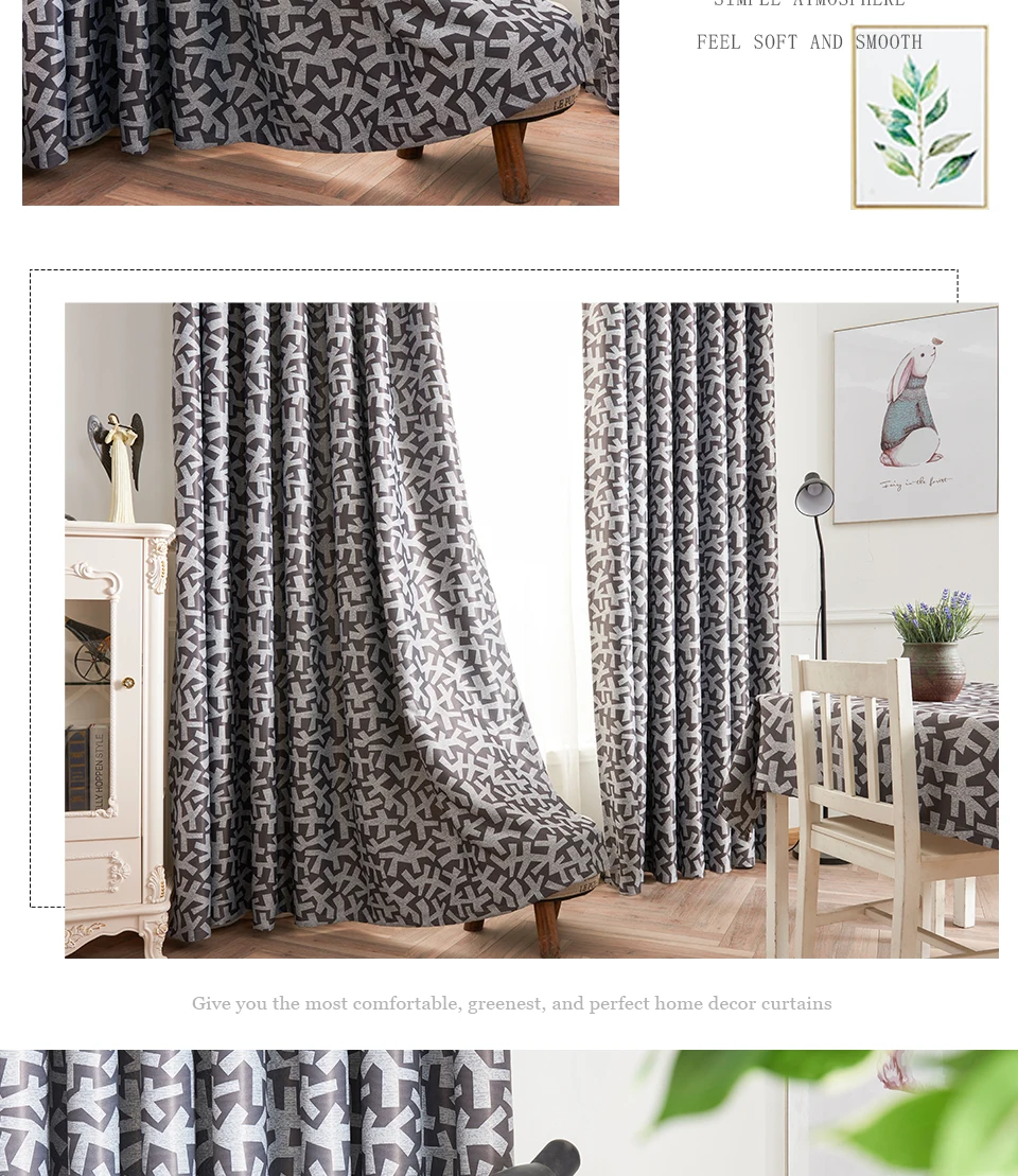 Modern Window Curtains Living Room Home Decoration For Curtains Bedroom Ready Made Curtains Shade Balcony Window Treatment