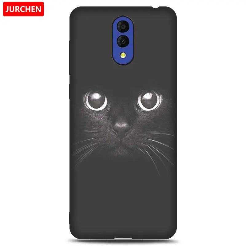 25 JURCHEN Case For Alcatel 3L Case Soft Tpu Silicone Back Cover For Alcatel 3L 3 L Case Cover Funda Printing Bag Cartoon - Цвет: 25