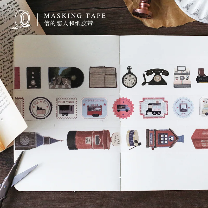 Скотч Washi в британском стиле клейкая лента ретро британский солдат самодельная