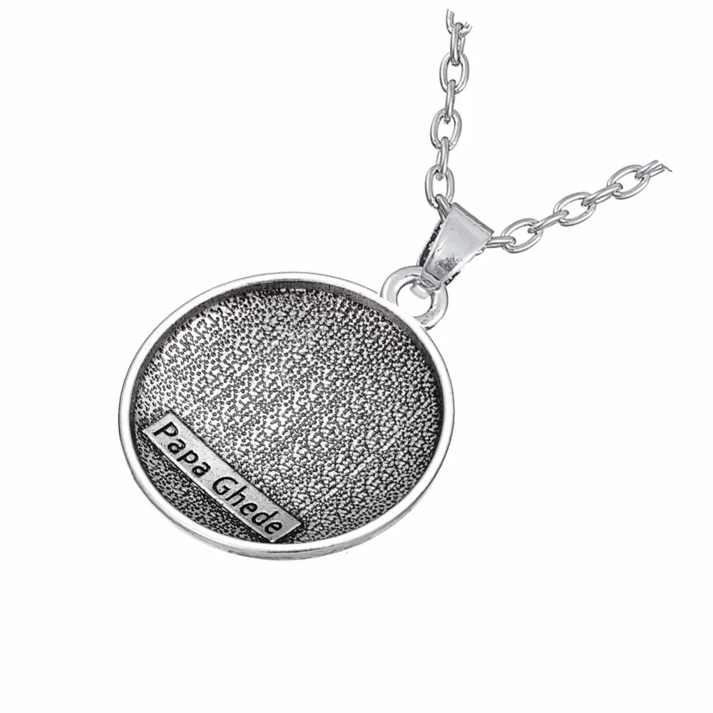 Fishhook Viking Papa Ghede Voodoo Loa Veve череп крест очарование ювелирные изделия амулет стимпанк