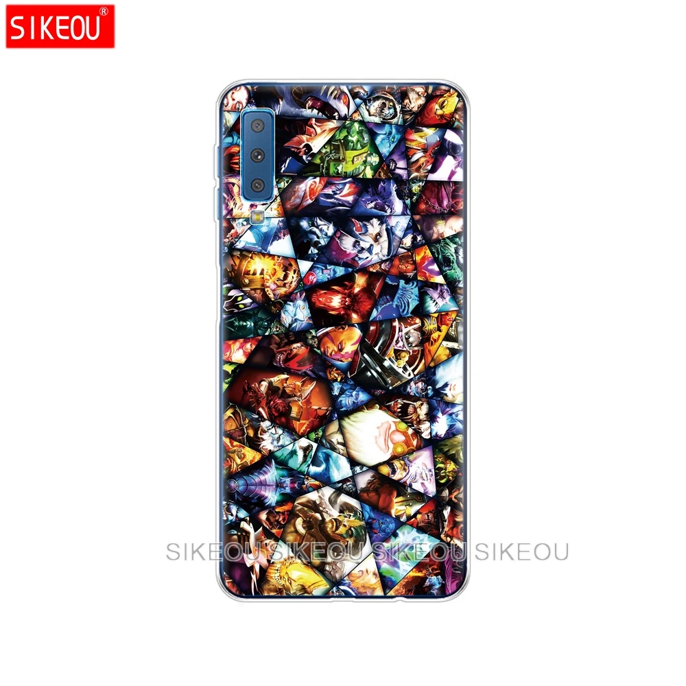 Силиконовый чехол для Samsung Galaxy A7 2018 телефона с красочным принтом A750 A750F 6 0 дюймов |