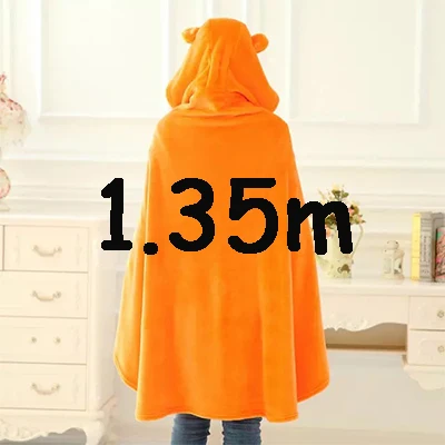 1.35m cloak Высокое качество Himouto Умару-плащ Чана аниме Умару Чан мультипликационный персонаж дома Умару Косплей Костюм фланелевые плащи одеяло мягкая шапка Толстовка - Цвет: 1.35m cloak
