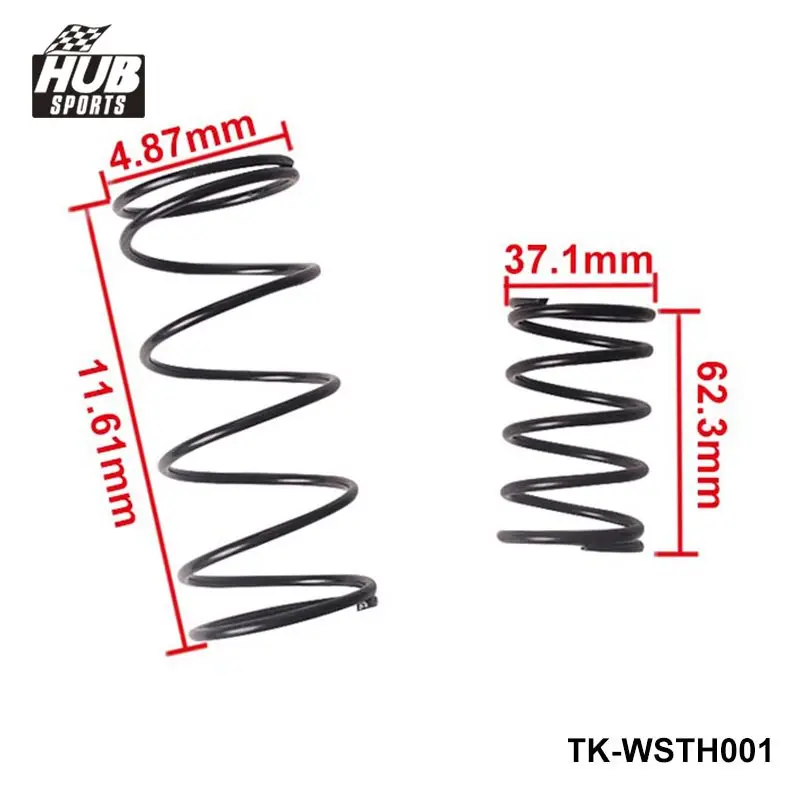 F38/F40/F41 внешний мусорный отсек WG пружина черный 1.0bar/14Psi HU-WSTH006