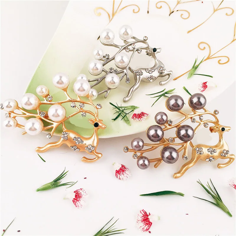 

100pcs/lot Christmas series deer head napkin ring zinc alloy meal buckle