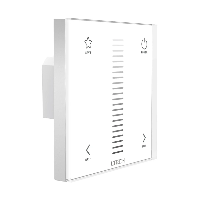 Новый E1 Сенсорная панель Led диммер DC12V 24 V вход 4A * 2CH 8A выход 2 4G RF беспроводной