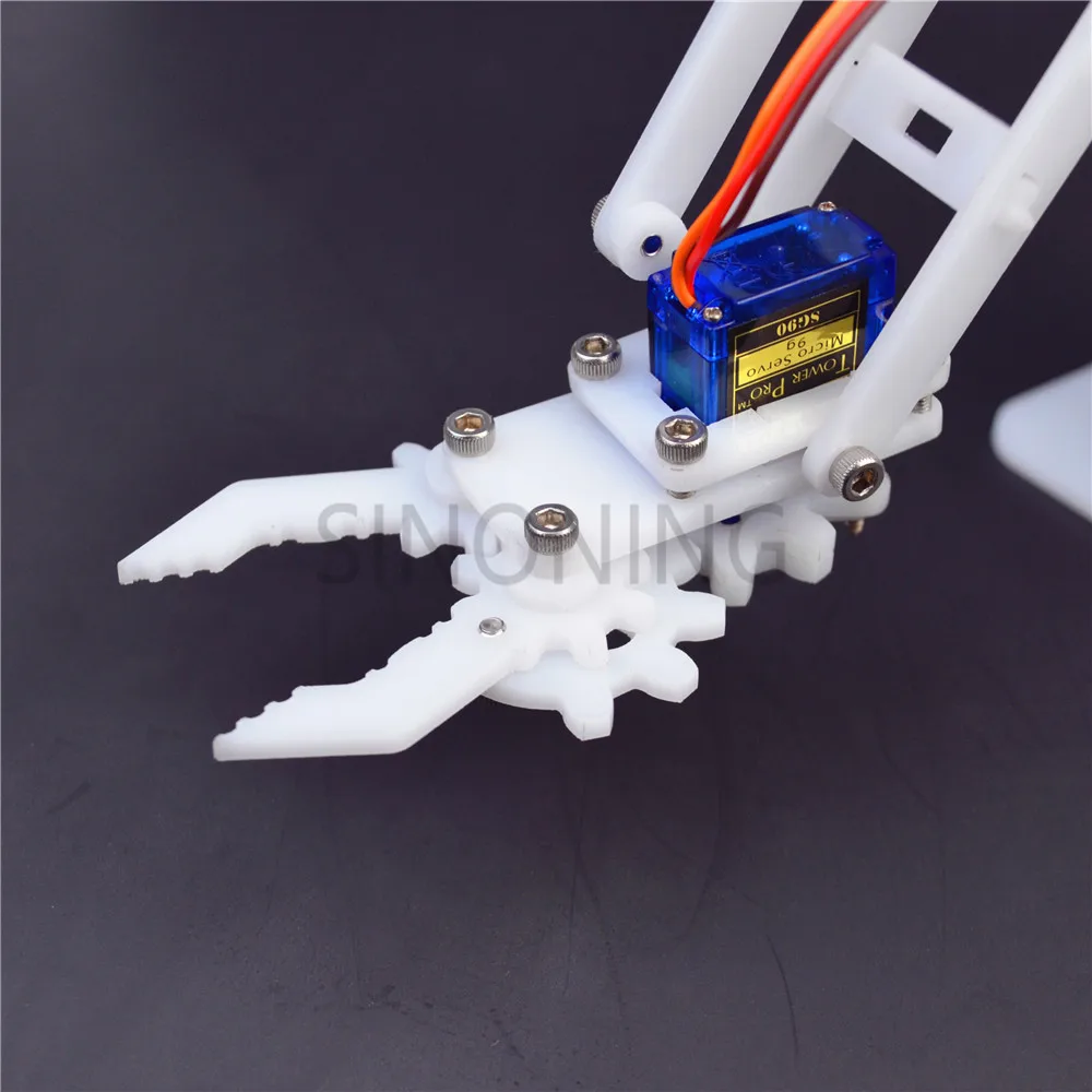 4 DOF манипулятор DIY сборка акриловый механический зажим arduino обучающий