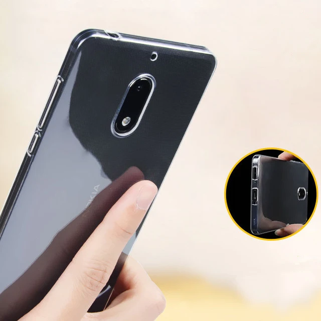 Прозрачный мягкий чехол из ТПУ для телефона Nokia 5 8 6 3 1 7 Plus 2 X6 X5 2018 9 задняя крышка