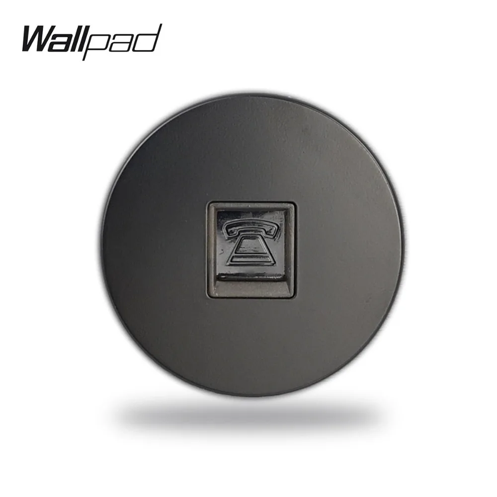 Wallpad L6 черный белый серый золотой RJ11 телефон розетка модульный DIY Бесплатная