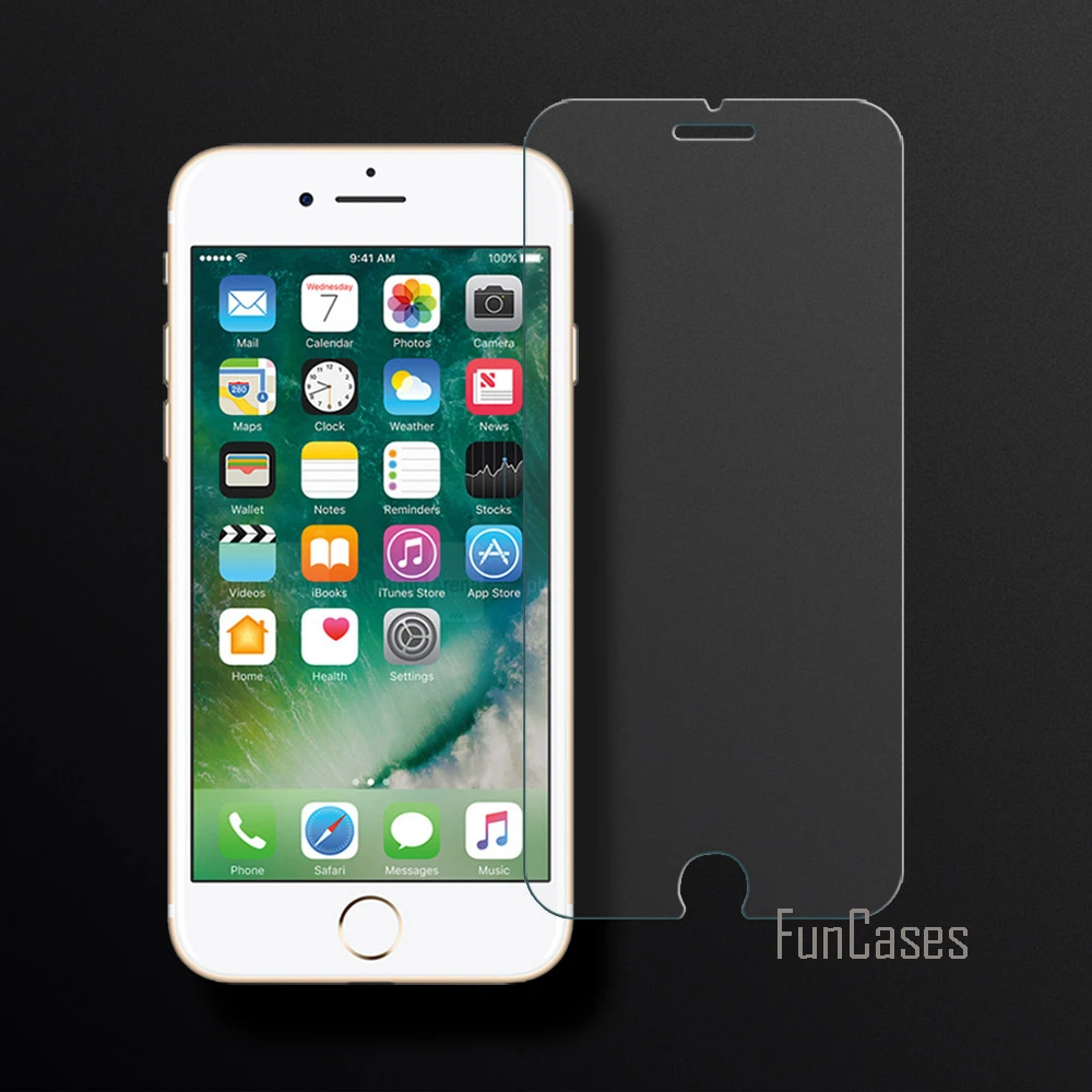 

New Tempered Glass For iPhone 7 8 Screen Protector Film For Apple iPhone 7 8 2.5D Curved Edge Screen Anti-Scratch For iPhone 7 8