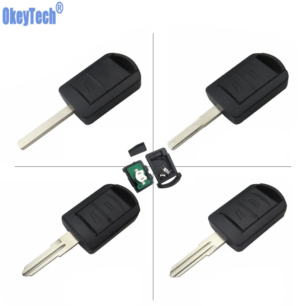 OkeyTech Автомобильный Дистанционный ключ для Opel Vauxhall Meriva Agila Astra H J G Corsa D Vectra C 433 МГц