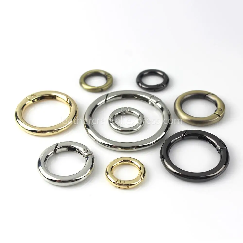 Металлическое уплотнительное кольцо с пружинным затвором для кожевенного