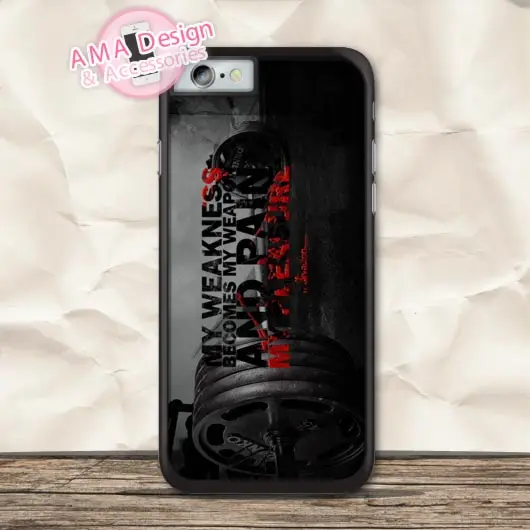 CrossFit мотивация Бодибилдинг Защитный чехол для iPhone X Xs Max Xr 8 7 6 6s плюс 5 5S SE 5c 4 4S iPod