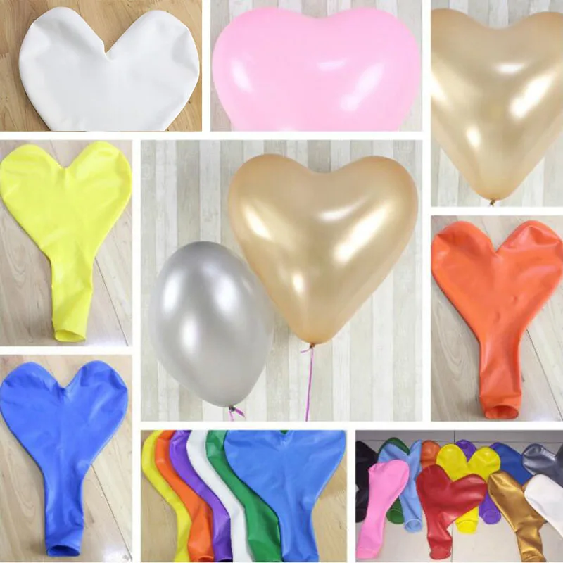 

AVEBIEN 36Inch Oversized Heart Latex Balloon Baby Shower Wedding Birthday Party Decorations Balloon Red Color Wedding Decoration