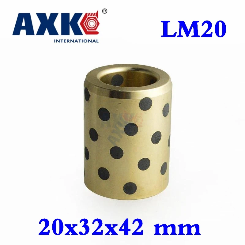 2021 Ball Bearing Rodamientos Axk 20x32x42 Mm Linear Graphite Copper Set Bushing Oil Self-lubricating Jdb Lm20uu Lm20 | Обустройство