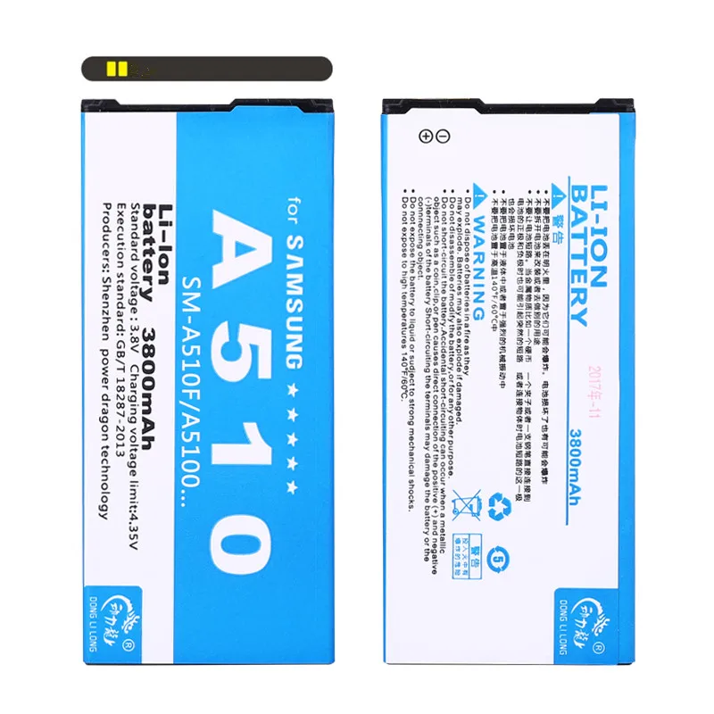 Сменный аккумулятор для Samsung GALAXY 2016 3800 мАч 100% оригинал моделей A5 A51 A5100|battery for|battery