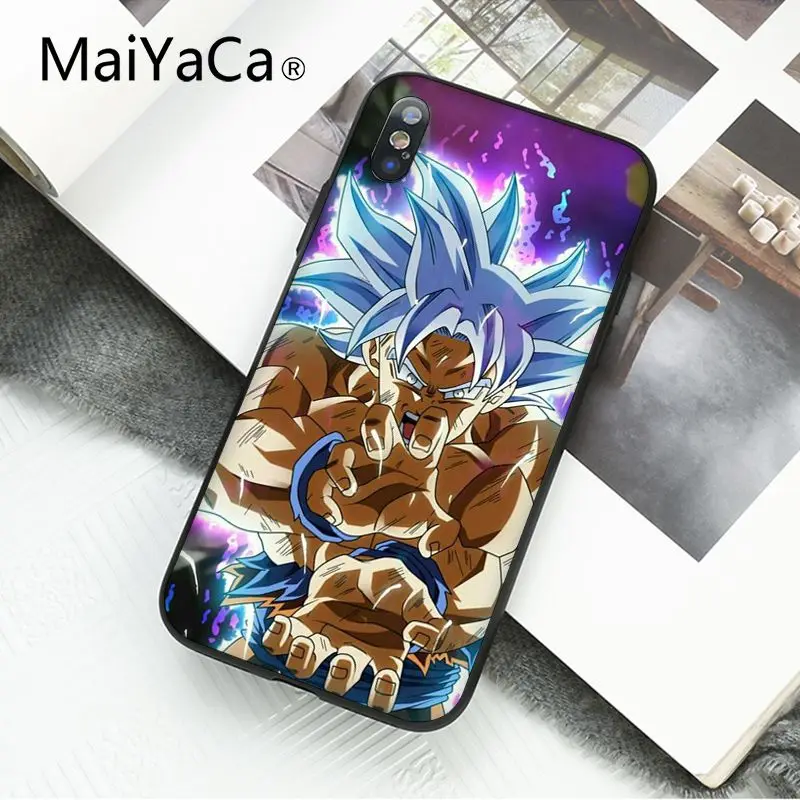 MaiYaCa Dragon Ball Z Super DBZ Goku Модный чехол для телефона iphone 11 Pro 11Pro MAX 8 7 6S Plus 5 5S SE XR X XS MAX 10 Coque