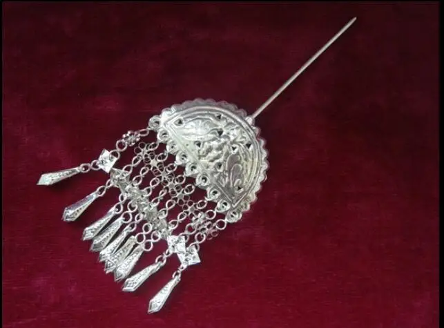 Аксессуары для одежды Miao ручная работа серебряные украшения волос пошаговая