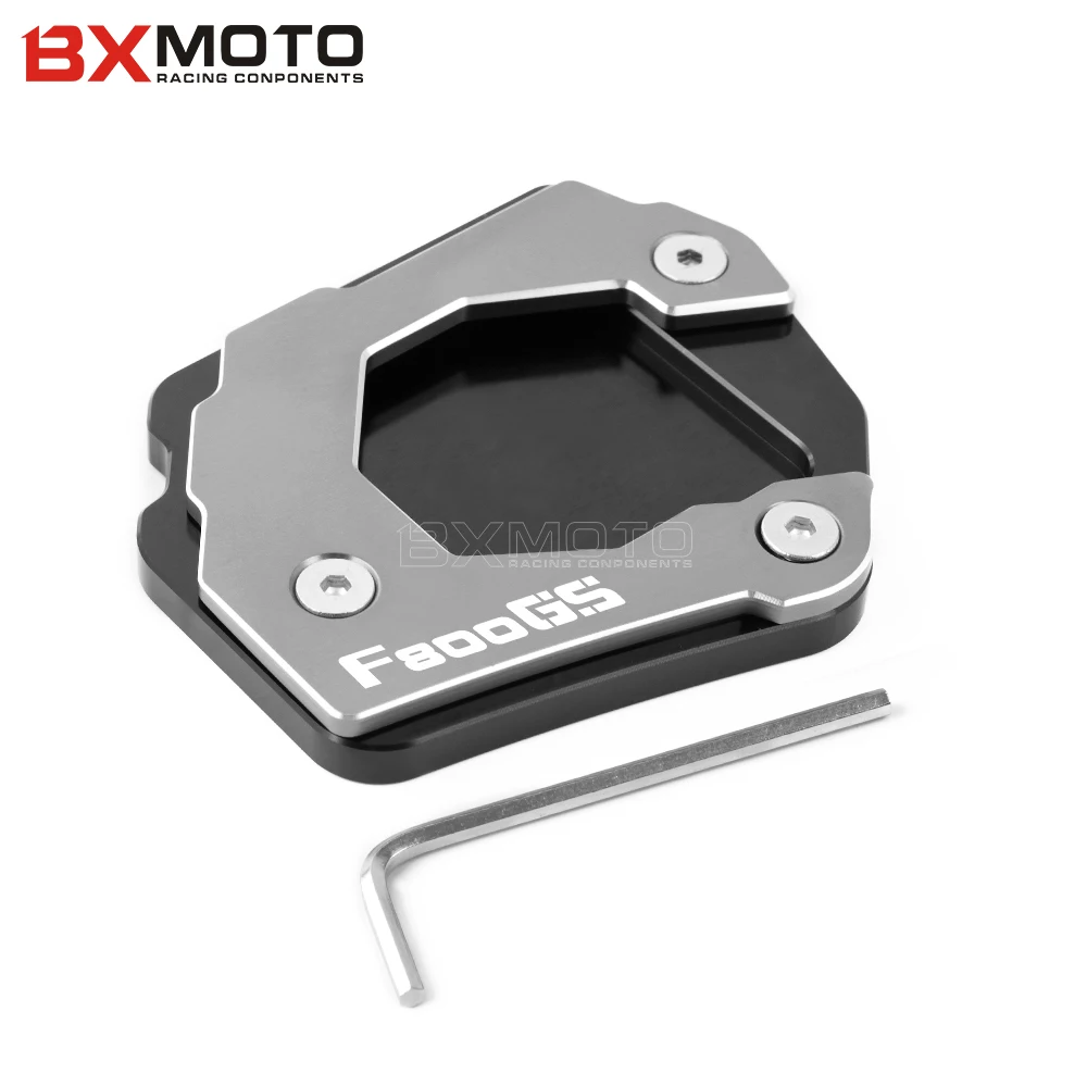

1PCS Motorbike F800 GS F 800 GS Kickstand Kick Side Stand Pedal Extension Pad Enlarge Plate For BMW F800GS 2008-2016
