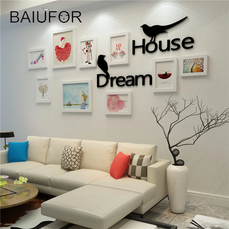 BAIUFOR дом мечты картина DIY фоторамка набор настенная свадебная фотография кадра