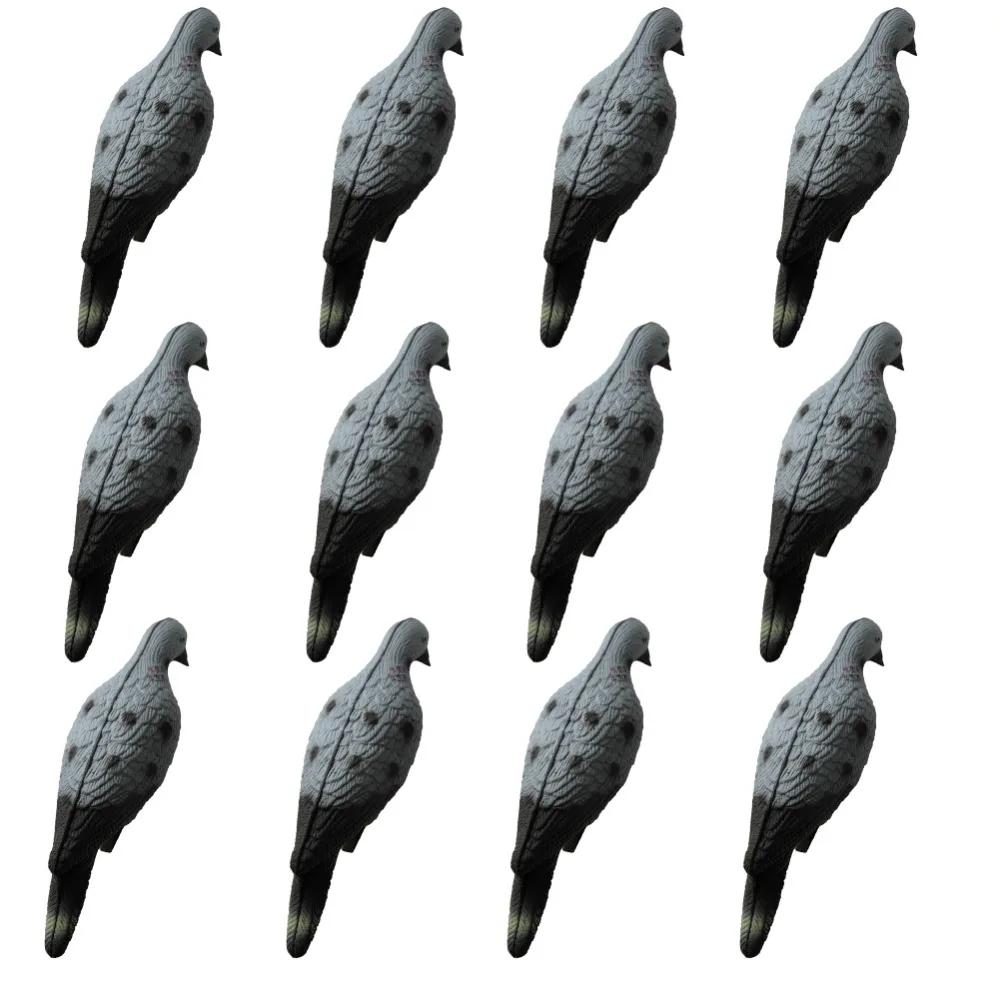GUGULUZA дюжина реалистичные Dove Decoys голубь птица Decoy для охоты сад декоративные(упаковка из 12