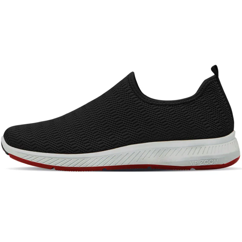 Black Shoes Paperplanes Для Мужчин's SNRD STRIPE Slip-On свет Вес дышащая обувь Sneakers-SN197 - Цвет: Black Shoes