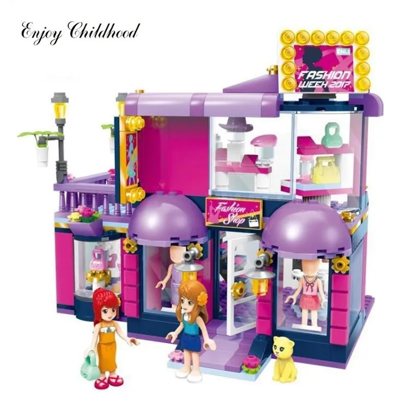 ENLIGHTEN 2005/2006 beauty Fashion Shop строительные блоки кубики принцесса Обучающие девочки