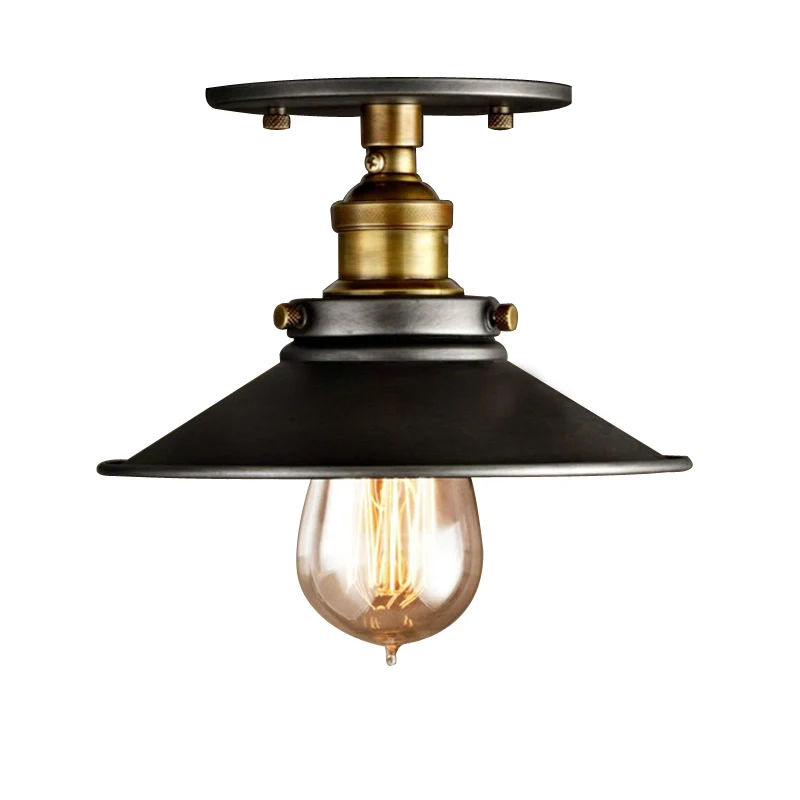 Потолочные светильники в винтажном стиле промышленные потолочные ретро для