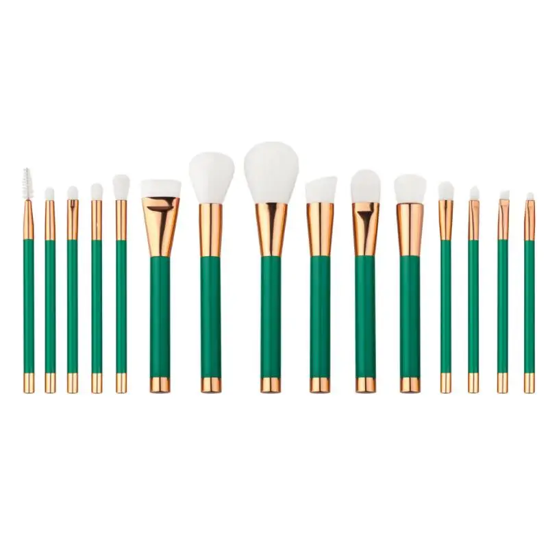 

15PCS Makeup Brushes Set Powder Foundation Eyeshadow Eyeliner Lip Contour Concealer Makeup Tools Cosmetic