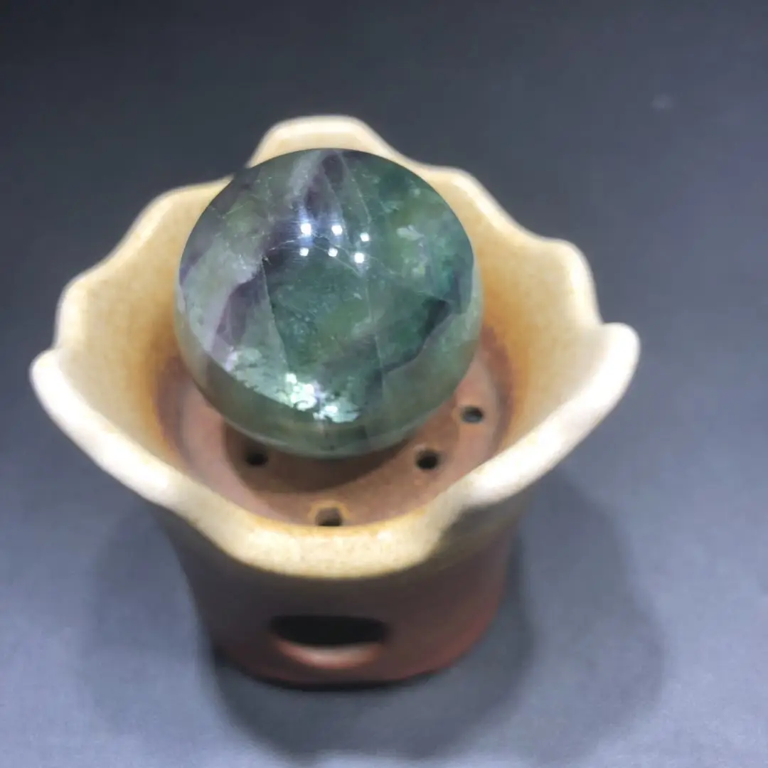 100 г натуральный Радужный флюорит фиолетовый шар для украшения дома|Камни| |