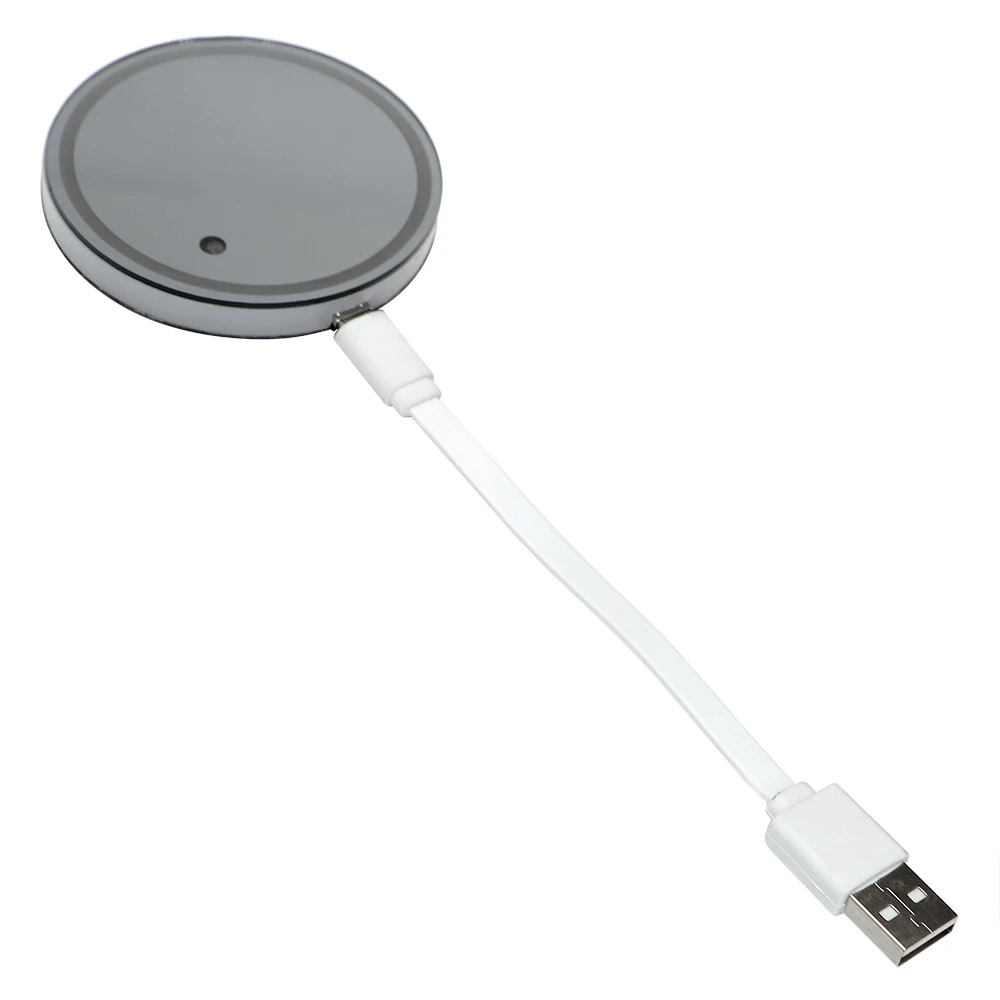 2 предмета напиток Pad 5 цветов USB зарядка атмосфера автомобильный подстаканник