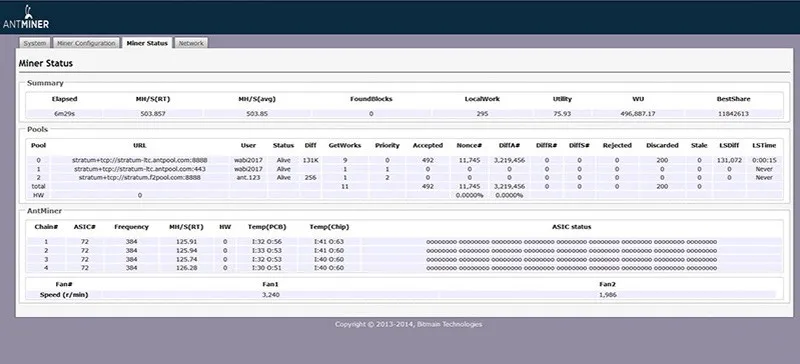 Б/у старый Майнер ASIC 80%-90% ANTMINER L3+ LTC Miner 504M(без БП) scrypt miner Litecoin Dogecoin лучше чем SilverFish Zeus