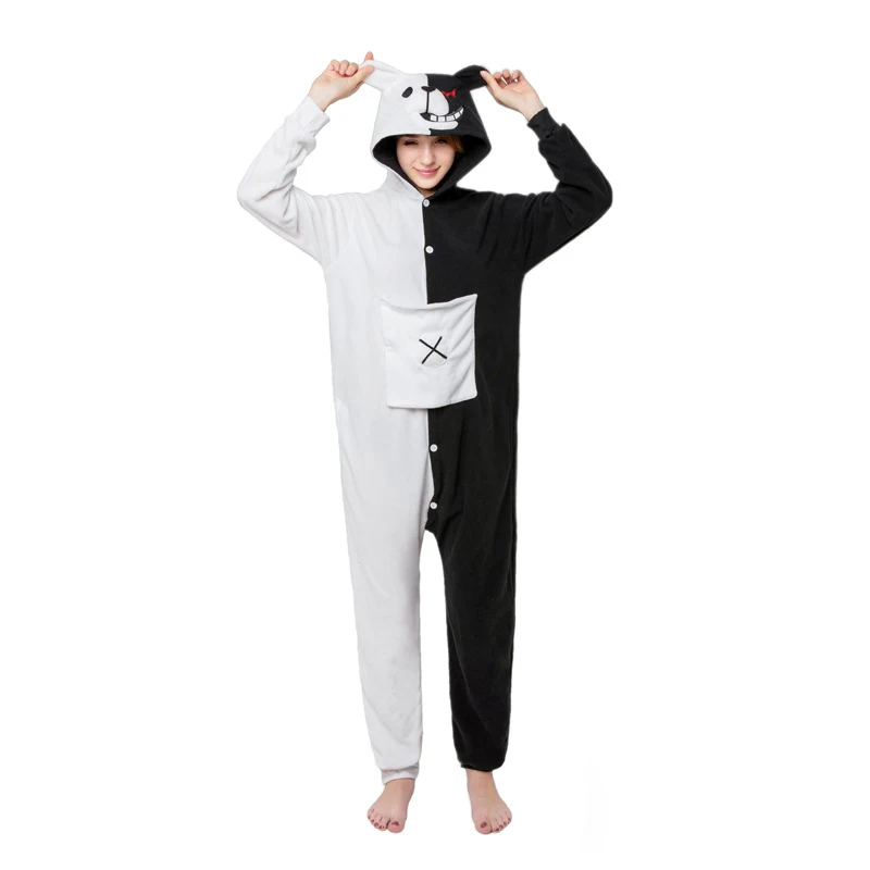 Аниме кигуруми костюм Kumamon животных Медведь Onesie пижамы для взрослых мужчин женщин Косплей мягкий теплый зимний комбинезон одежда для сна