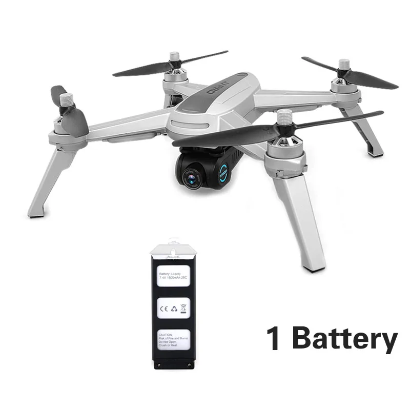 5G WiFi FPV Бесщеточный селфи 1080 P широкоугольная HD камера gps позиционирование складной Радиоуправляемый Дрон Квадрокоптер RTF Профессиональный беспилотник - Цвет: Gray 1 battery