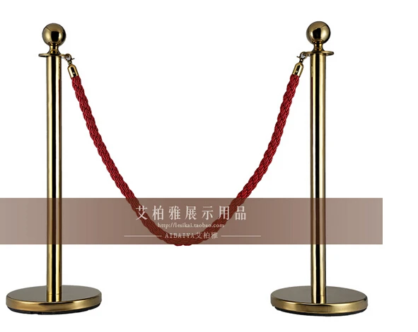 1 шт. красная Вельветовая веревка толпы Управление барьер для очереди с